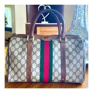 AUTHENTIC GUCCI HANDBAG VINTAGE 1980’s COLLECTION
